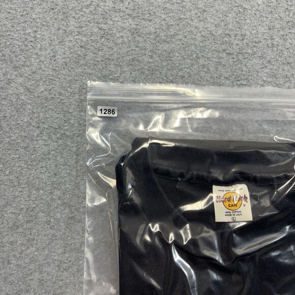 VTG Hard Rock Cafe New Orleans Mardi Gras 1991 T-Shirt Adult Large L Black USA - Picture 10 of 10